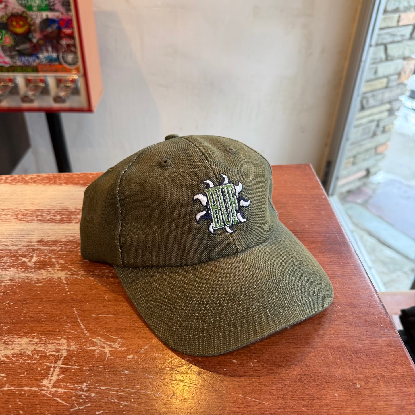 HUF - Green Denim Dad Hat
