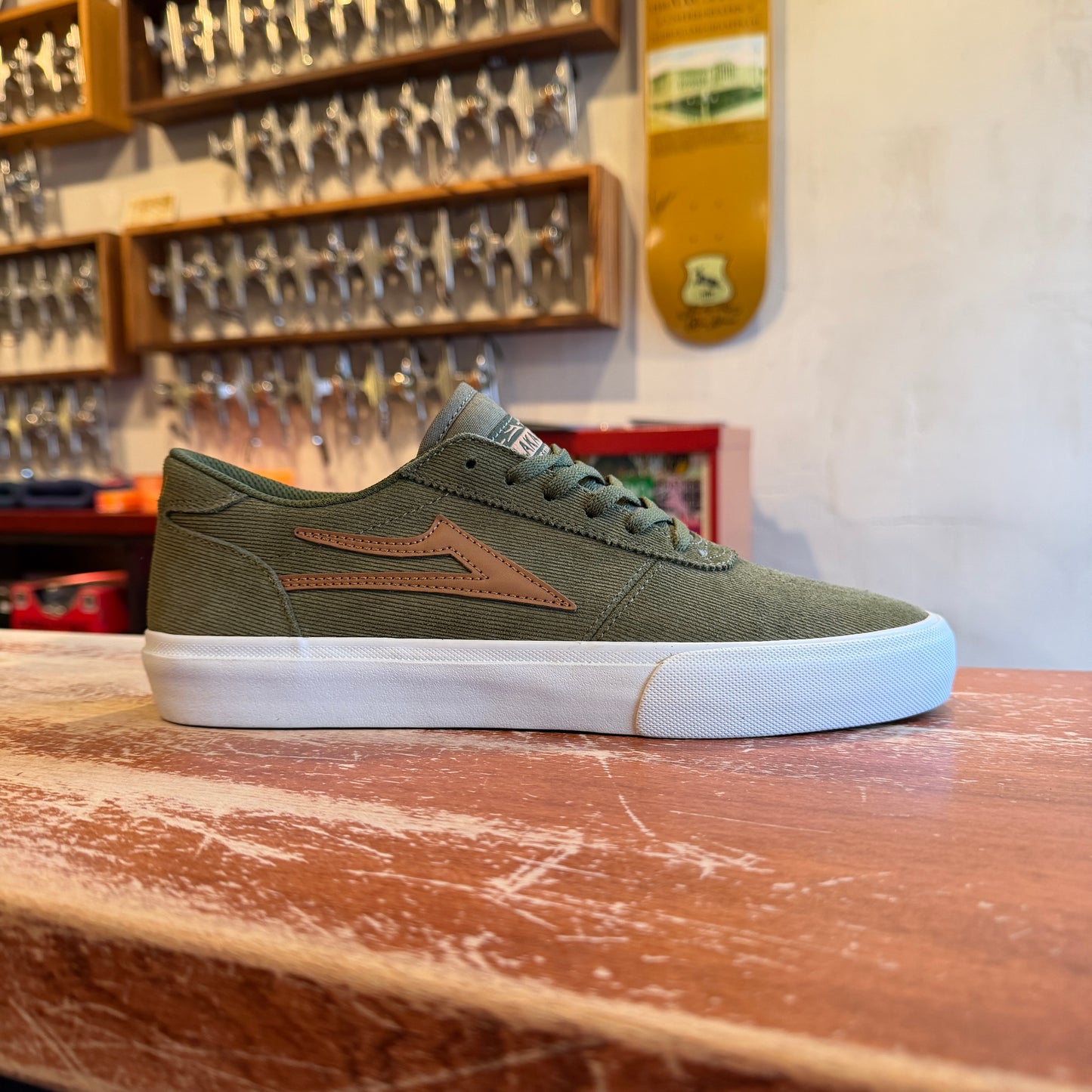 Lakai - Manchester Olive Cord Suede