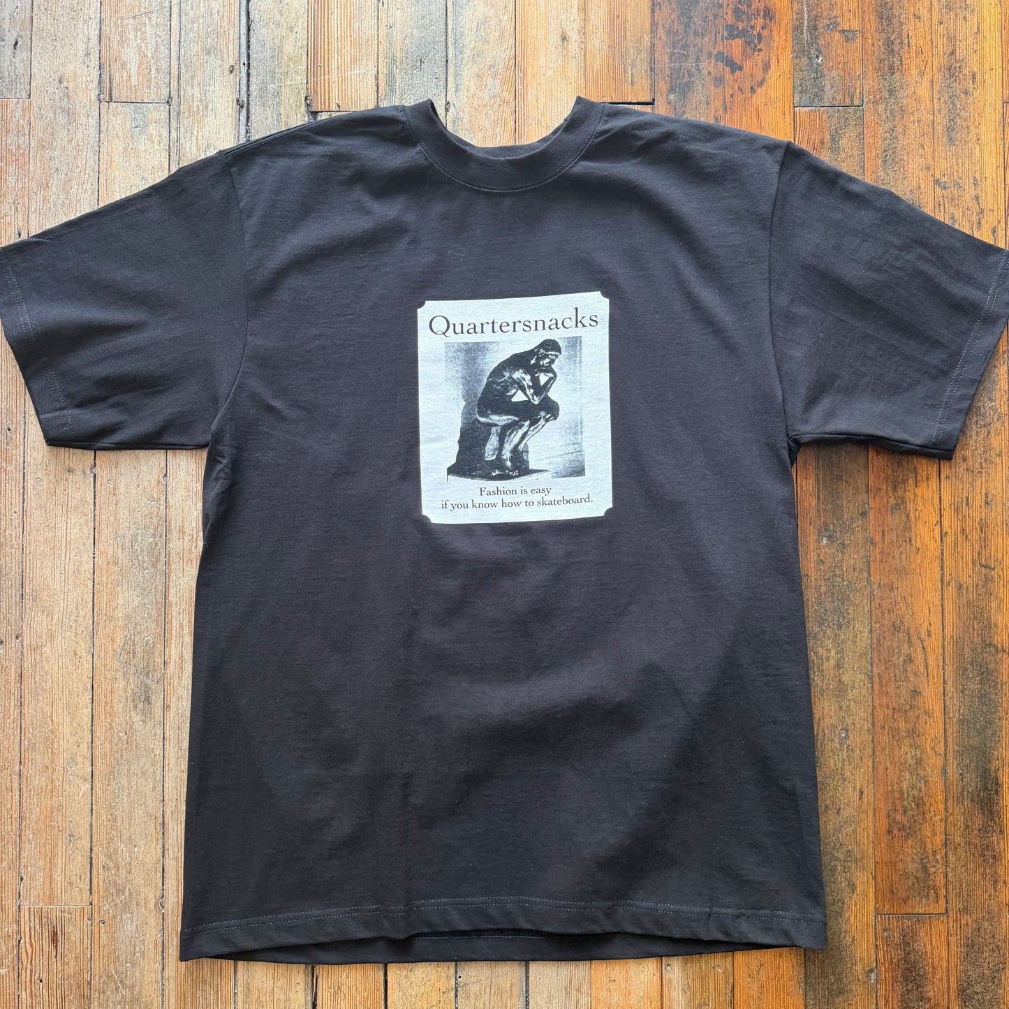 Quartersnacks - Thinker Black Tshirt
