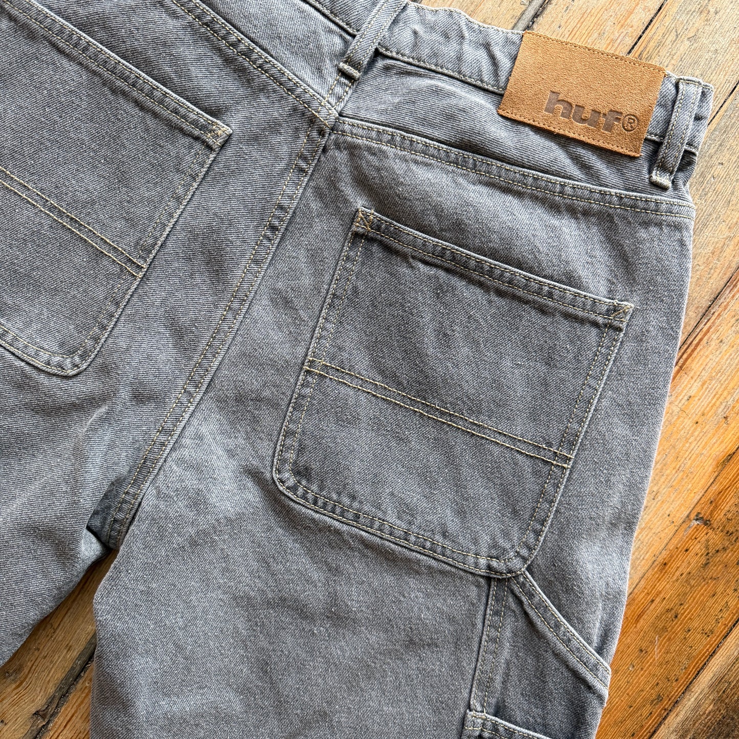 HUF - Kinda Loose Double Knee Denim Frost Gray