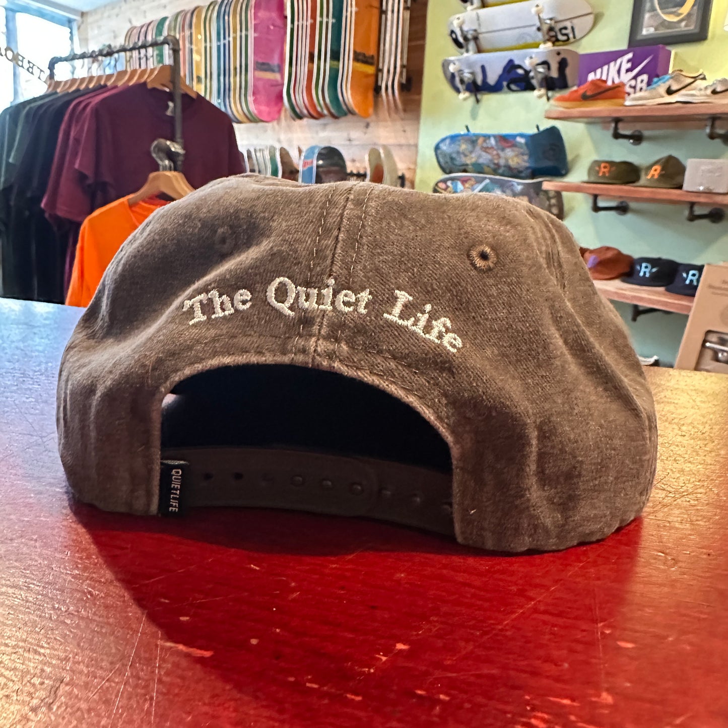 The Quiet Life - Silence Unstructured Vintage Black Snapback Hat