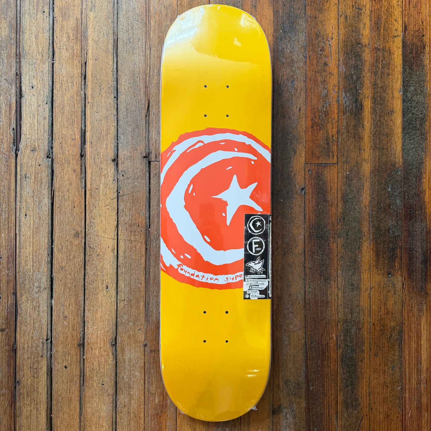 Foundation - Star & Moon Yellow 8.25" Deck