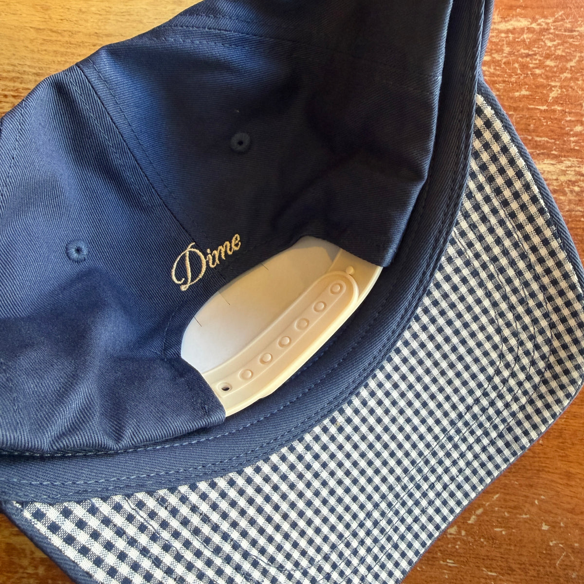 Dime - Cursive D Worker Snapback Cap Marine Blue