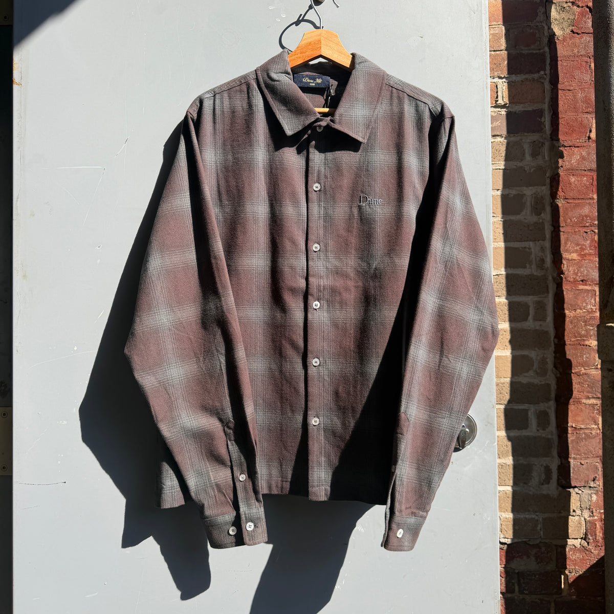Dime - Premieum Flannel Bordeaux Shirt