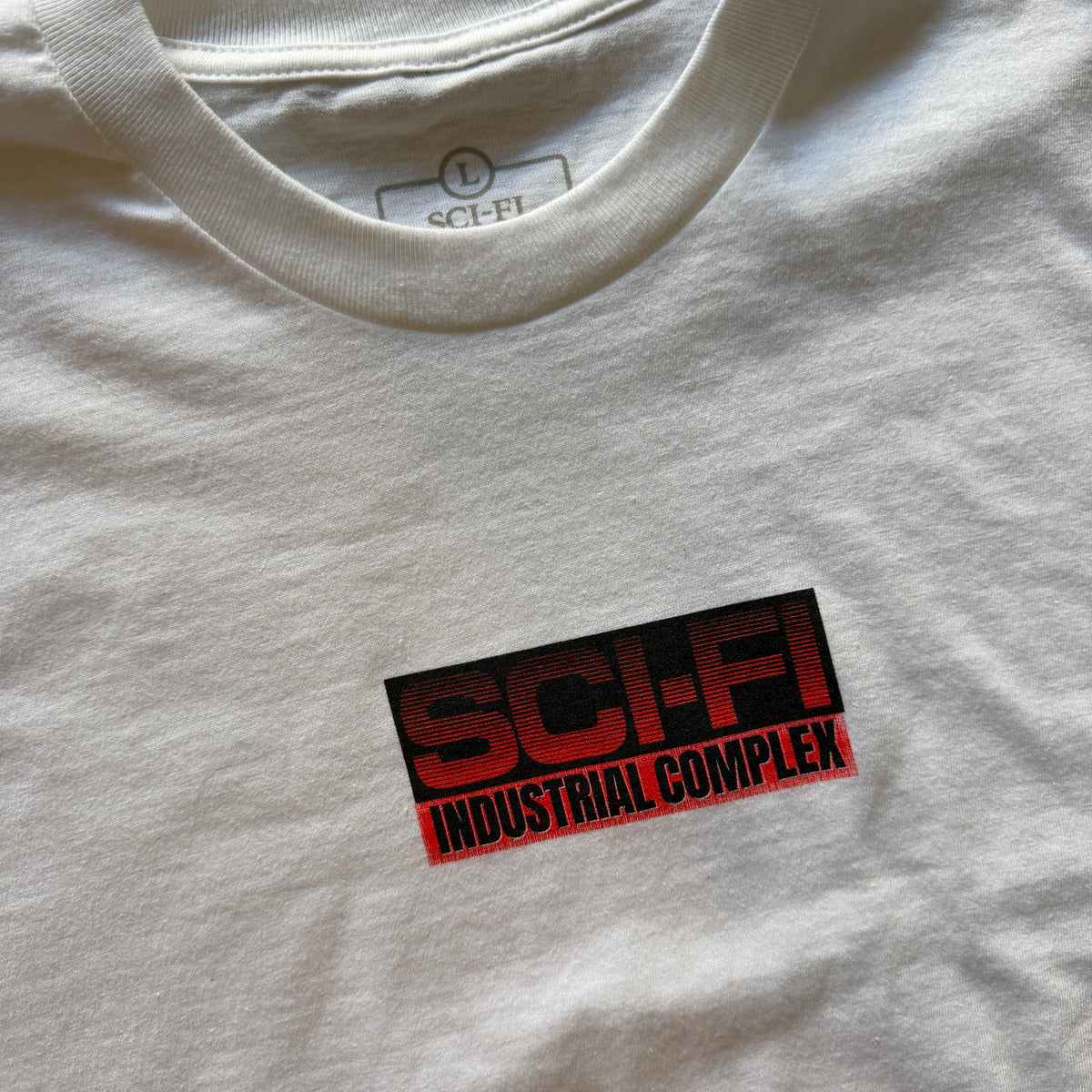 Sci-Fi Fantasy - Industrial Complex White Tshirt