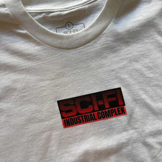 Sci-Fi Fantasy - Industrial Complex White Tshirt