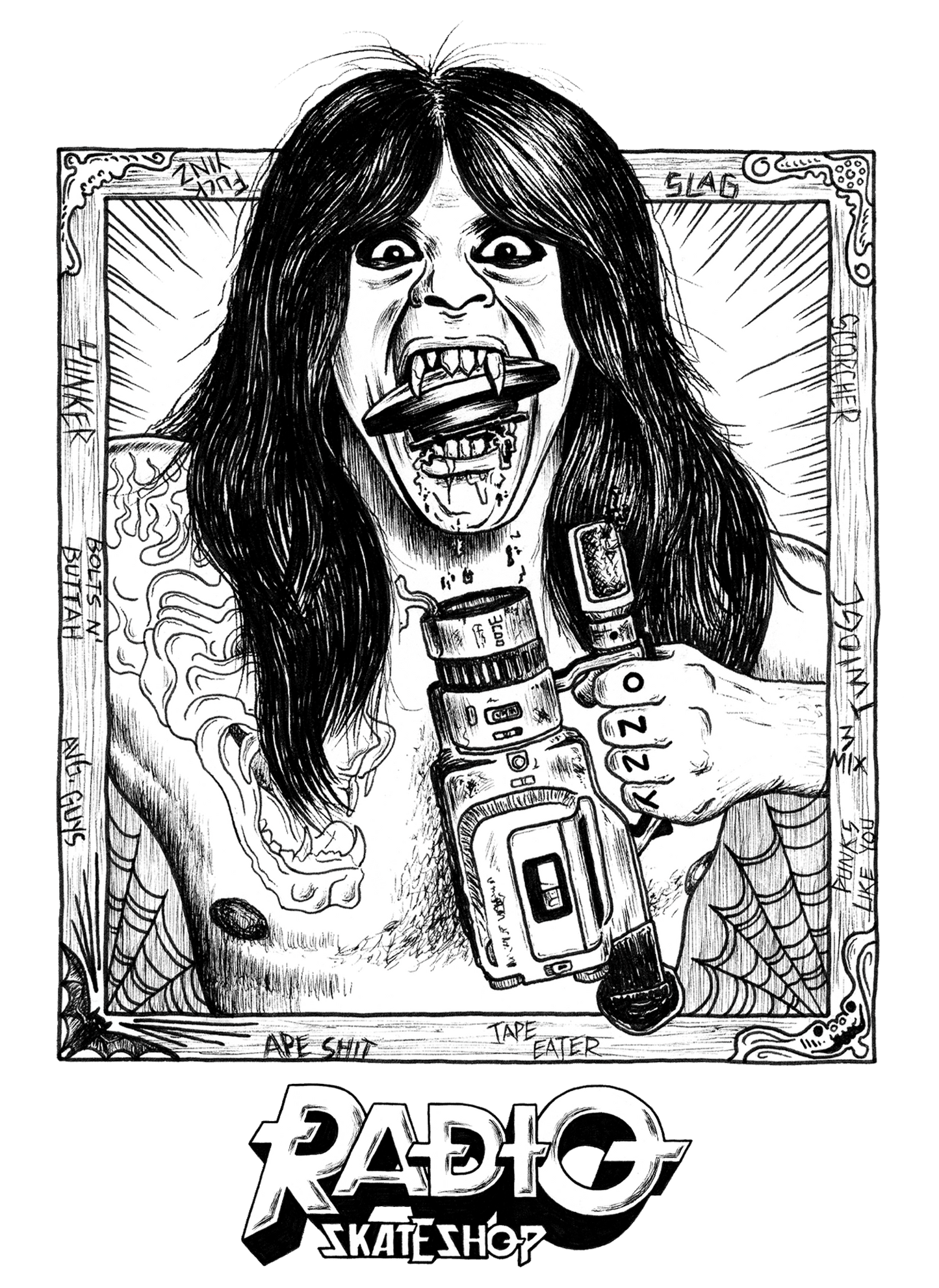 Radio - Prince of Darkness Cement Tshirt