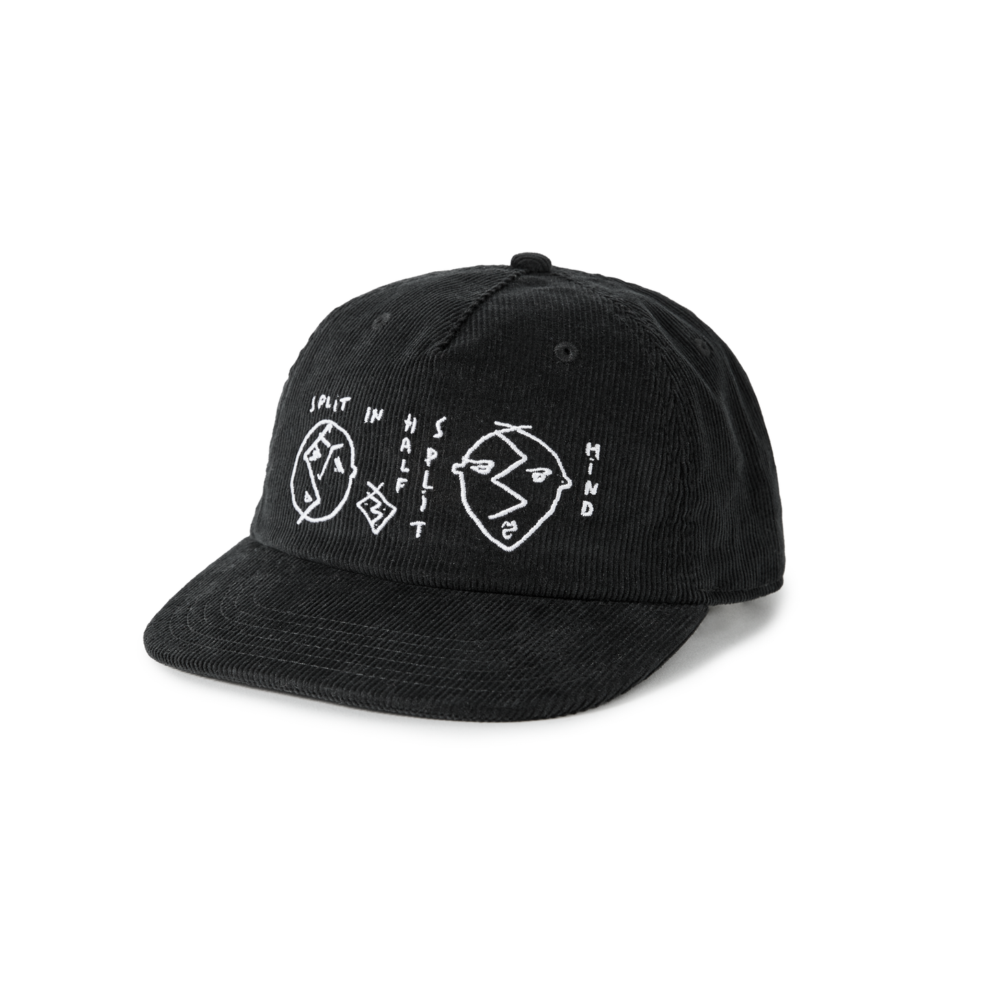Polar Skate Co. James Cap | Split in Half Black