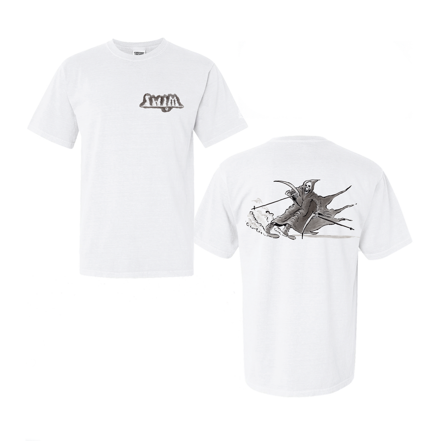Swim Skate Co. - Reaper White Tshirt