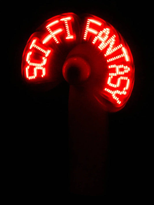 Sci-fi Fantasy - Hand Held Message Fan