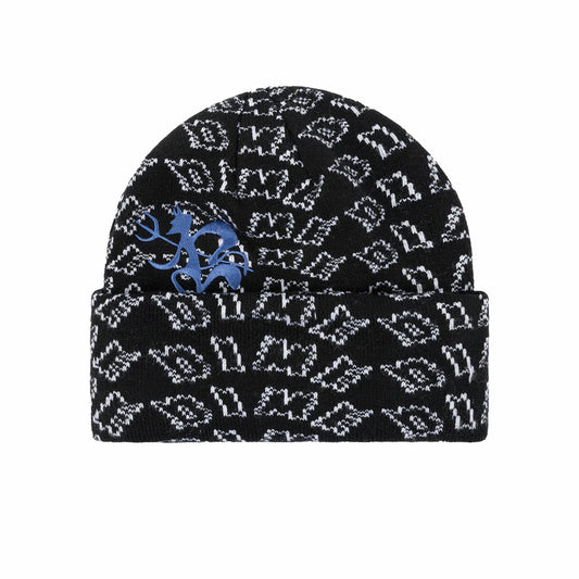 Dime - Chopper Fold Black Beanie