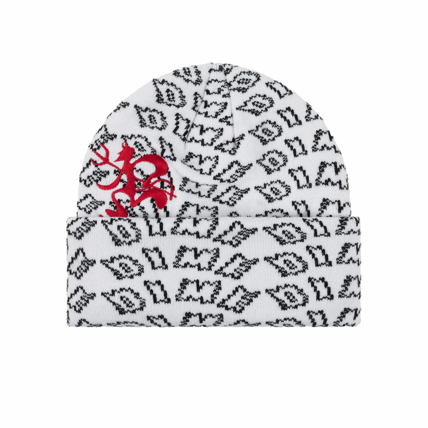 Dime - Chopper Fold White Beanie