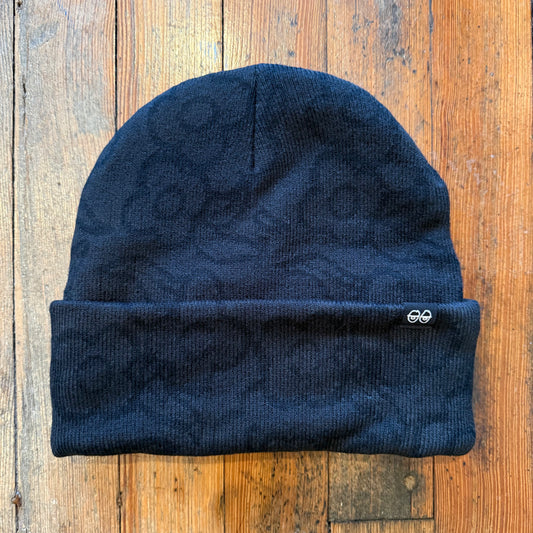 Krooked - Black Flowers Beanie