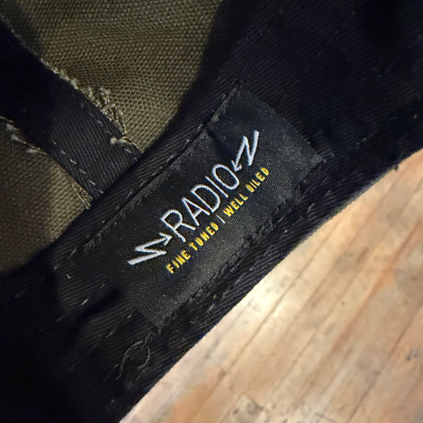 Radio - Baseball Strapback Cap Green/Orange