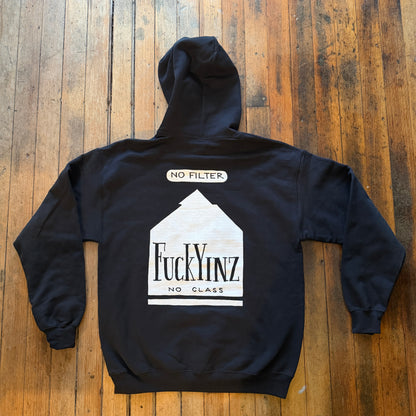 Fuck Yinz - No Class Black Hoodie
