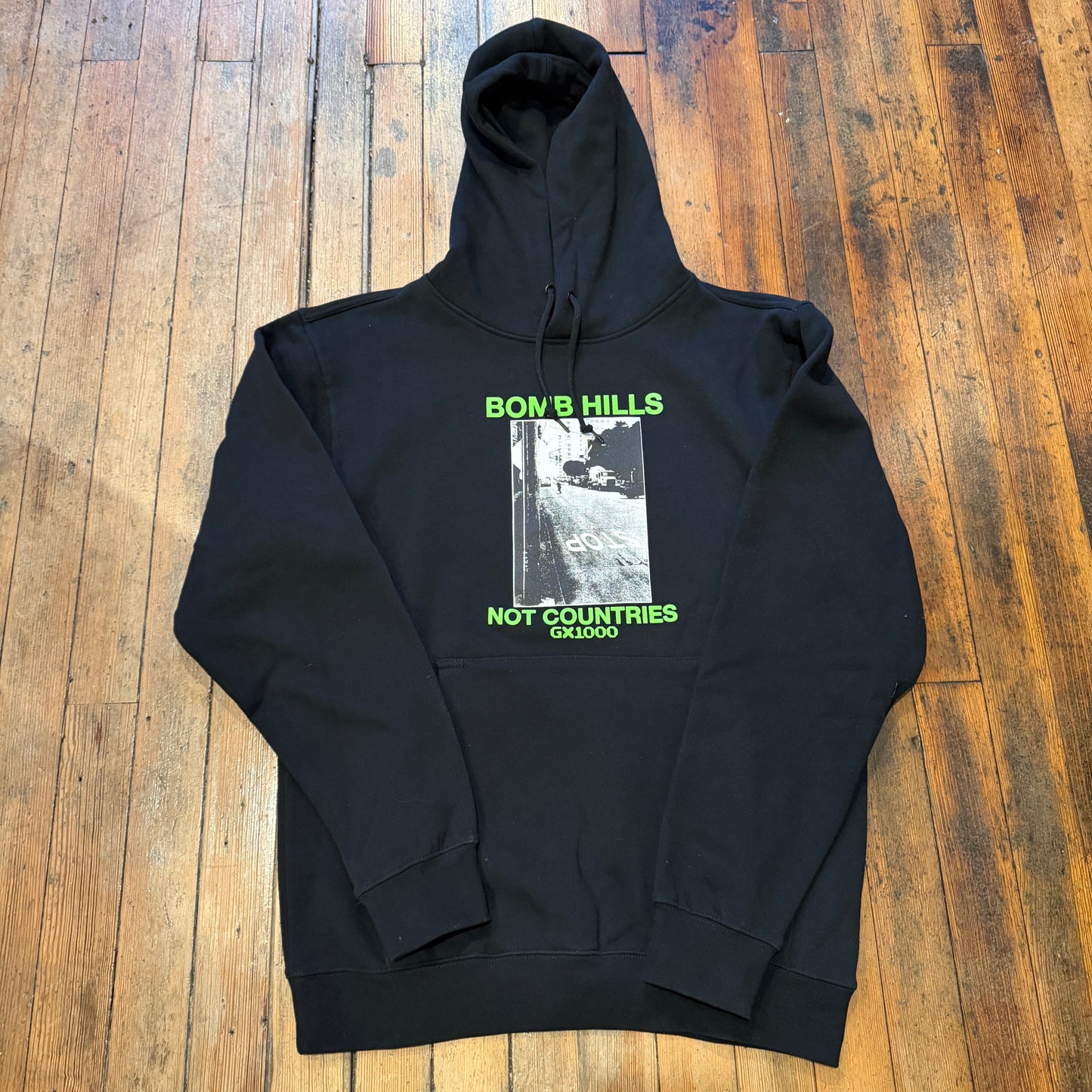GX1000 - Bomb Hills Black Hoodie