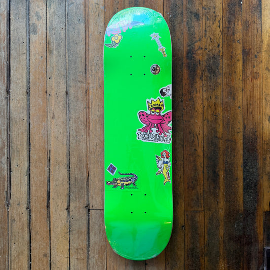 Krooked - Cromer Neon Stickers 8.25" Deck