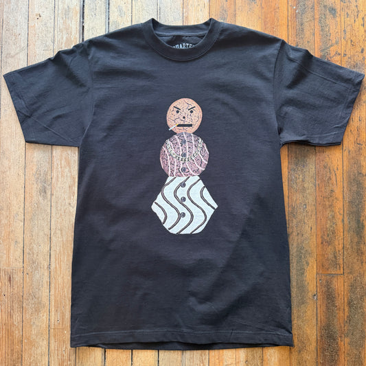 Quartersnacks - Snack Man Black Tshirt