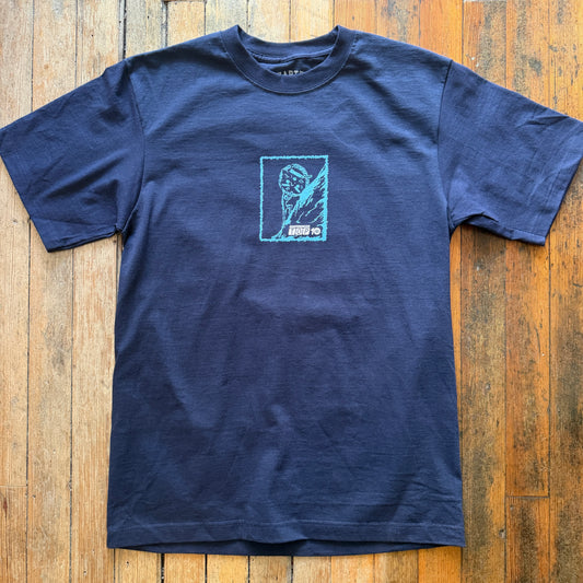 Quartersnacks - Top 10 Navy Boulder Tshirt