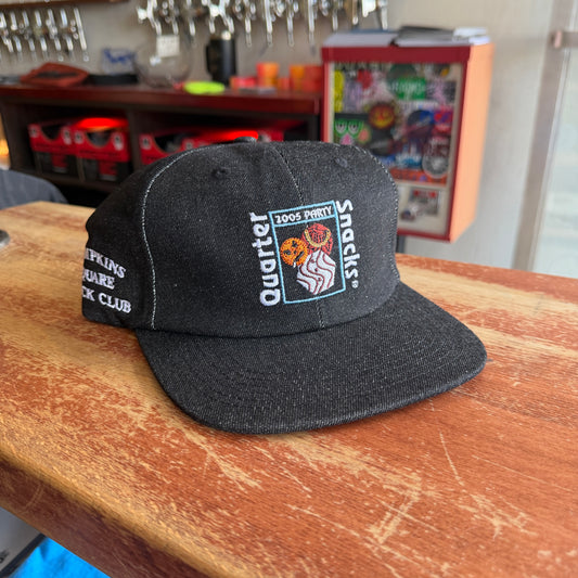 Quartersnacks - Black Denim Party Cap