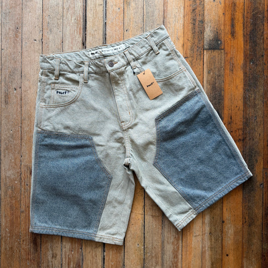 HUF - Kinda Loose Double Knee Indigo Denim Shorts