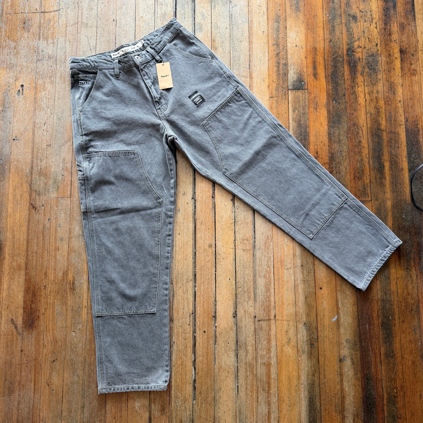 HUF - Kinda Loose Double Knee Denim Frost Gray