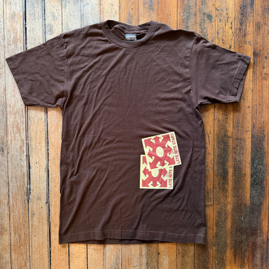 Late Nite Stars - Chaos Brown Tshirt