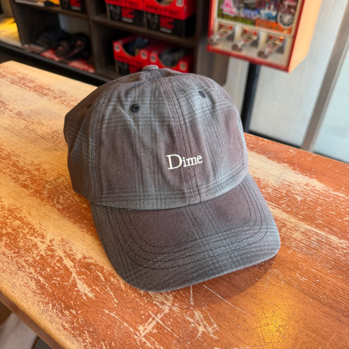 Dime - Flannel Low Pro Snapback Cap Bordeaux