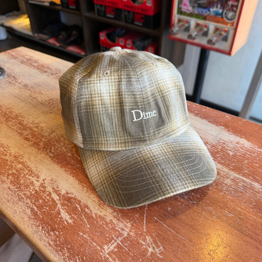 Dime - Flannel Low Pro Snapback Cap Brown