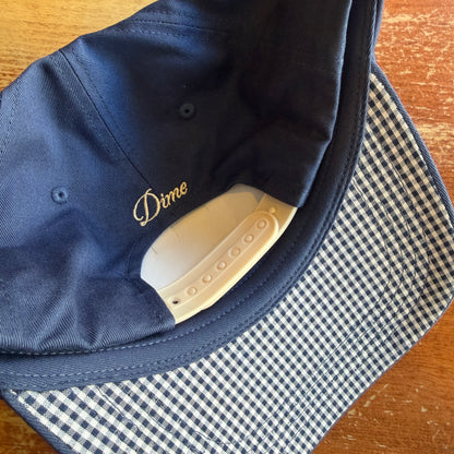 Dime - Cursive D Worker Snapback Cap Marine Blue