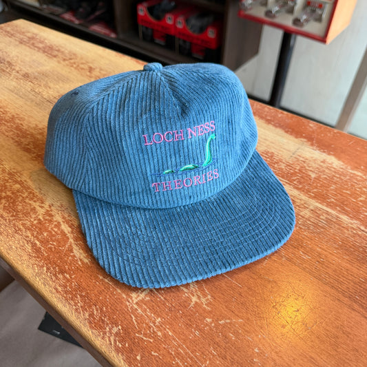 Theories - Loch Ness Corduroy Stapback Hat Steel Blue