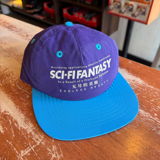 Sci-Fi Fantasy - Profound Darkness Purple Teal Snapback Hat