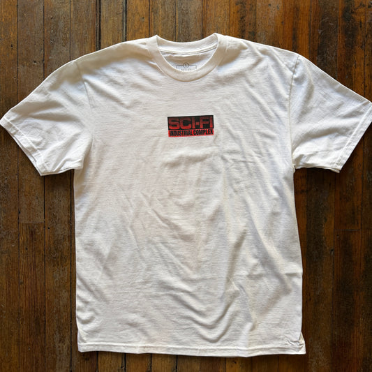 Sci-Fi Fantasy - Industrial Complex White Tshirt
