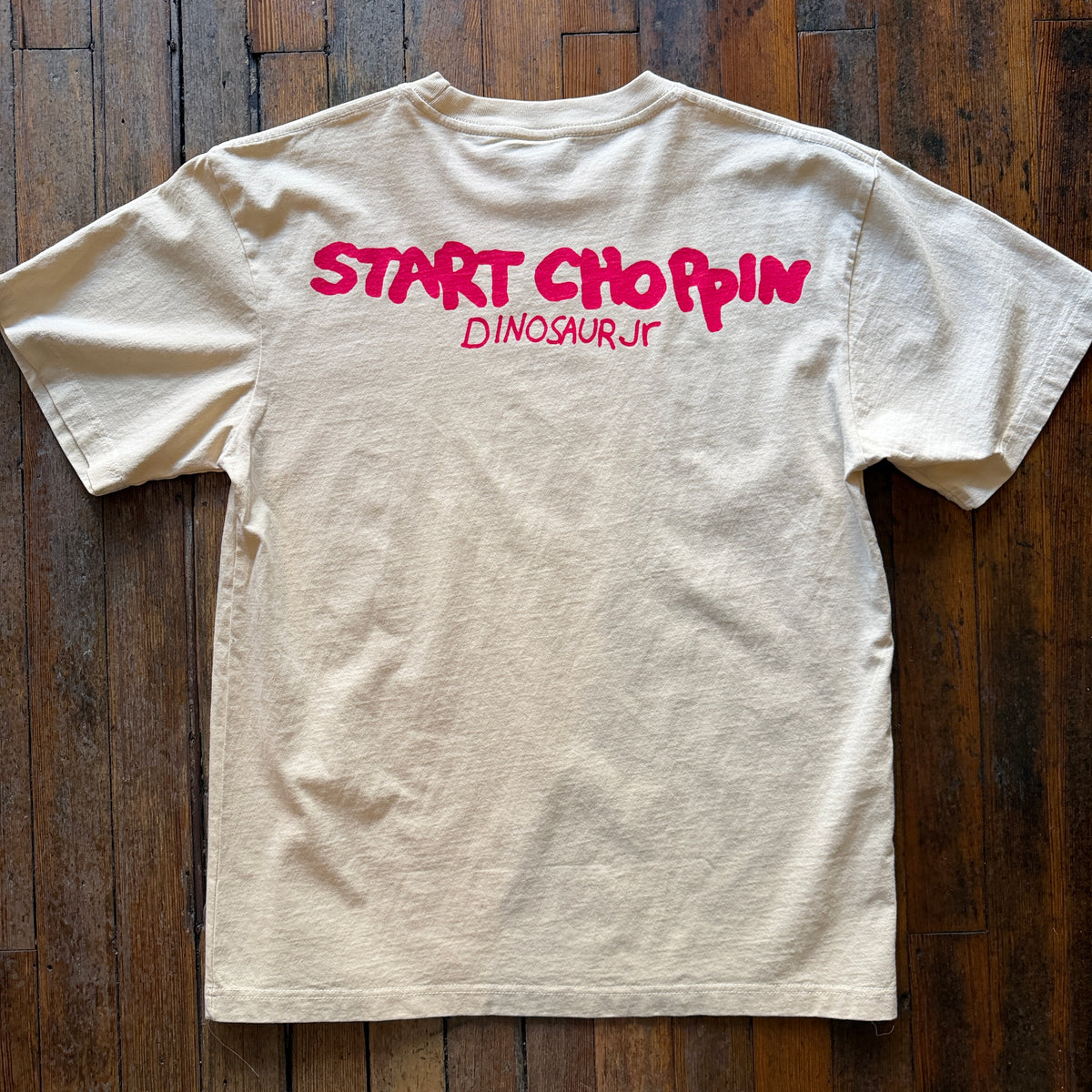 Color Bars - Dinosaur Jr. Start Choppin Off White Tshirt