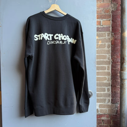 Color Bars - Dinosaur Jr. Start Choppin Black Crewneck