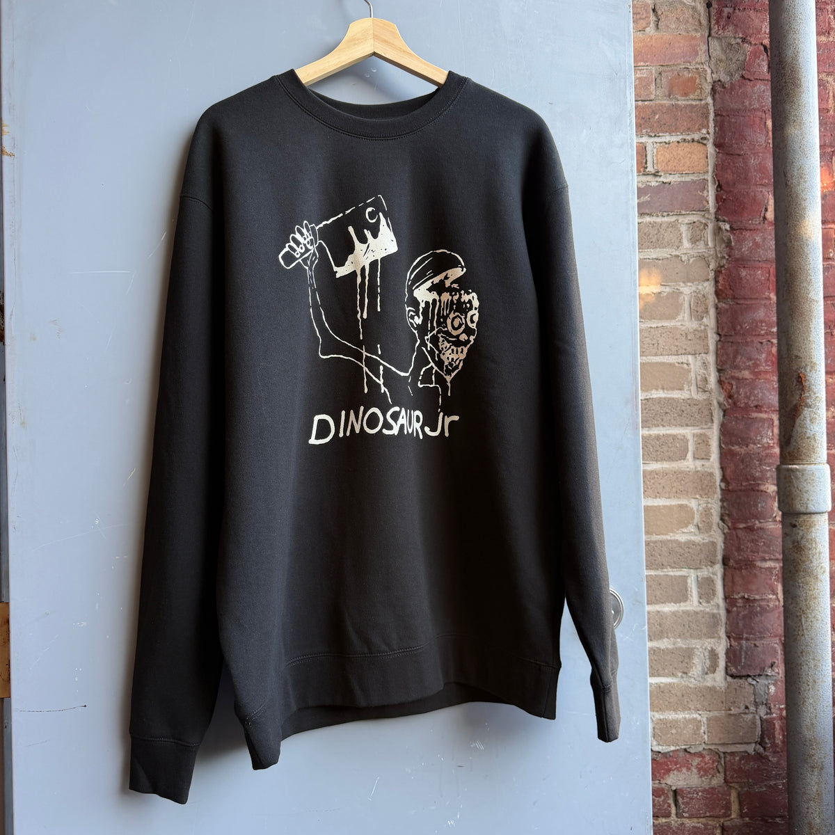 Color Bars - Dinosaur Jr. Start Choppin Black Crewneck