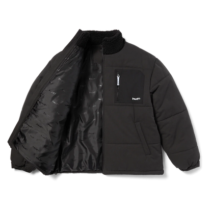 HUF - Siple Puffer Jacket Black