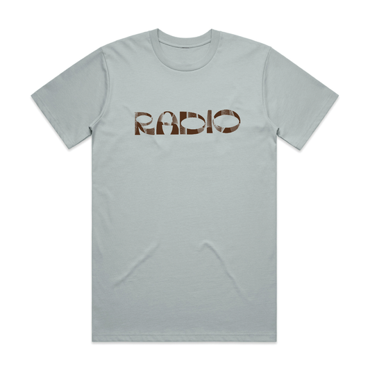 Radio - Interior Waves Light Grey/Blue Tshirt