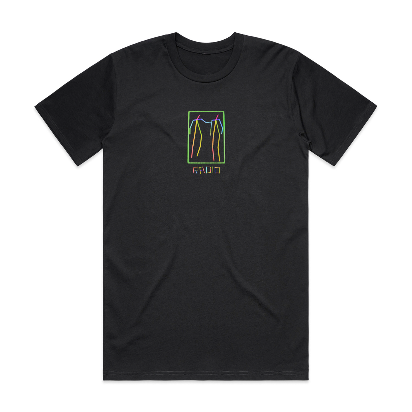 Radio - Machine Vision Black Tshirt