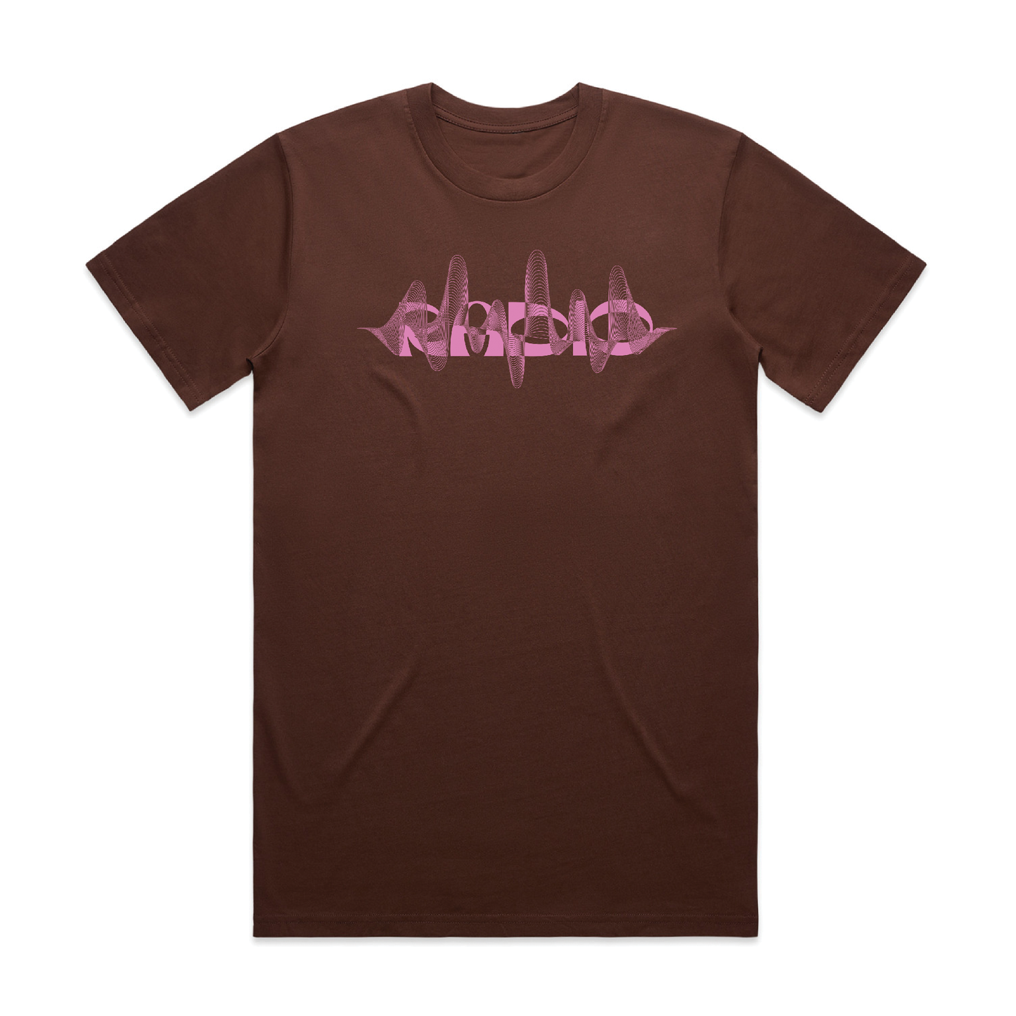 Radio - Exterior Waves Chocolate Brown Tshirt