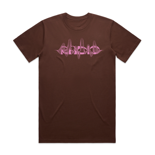 Radio - Exterior Waves Chocolate Brown Tshirt