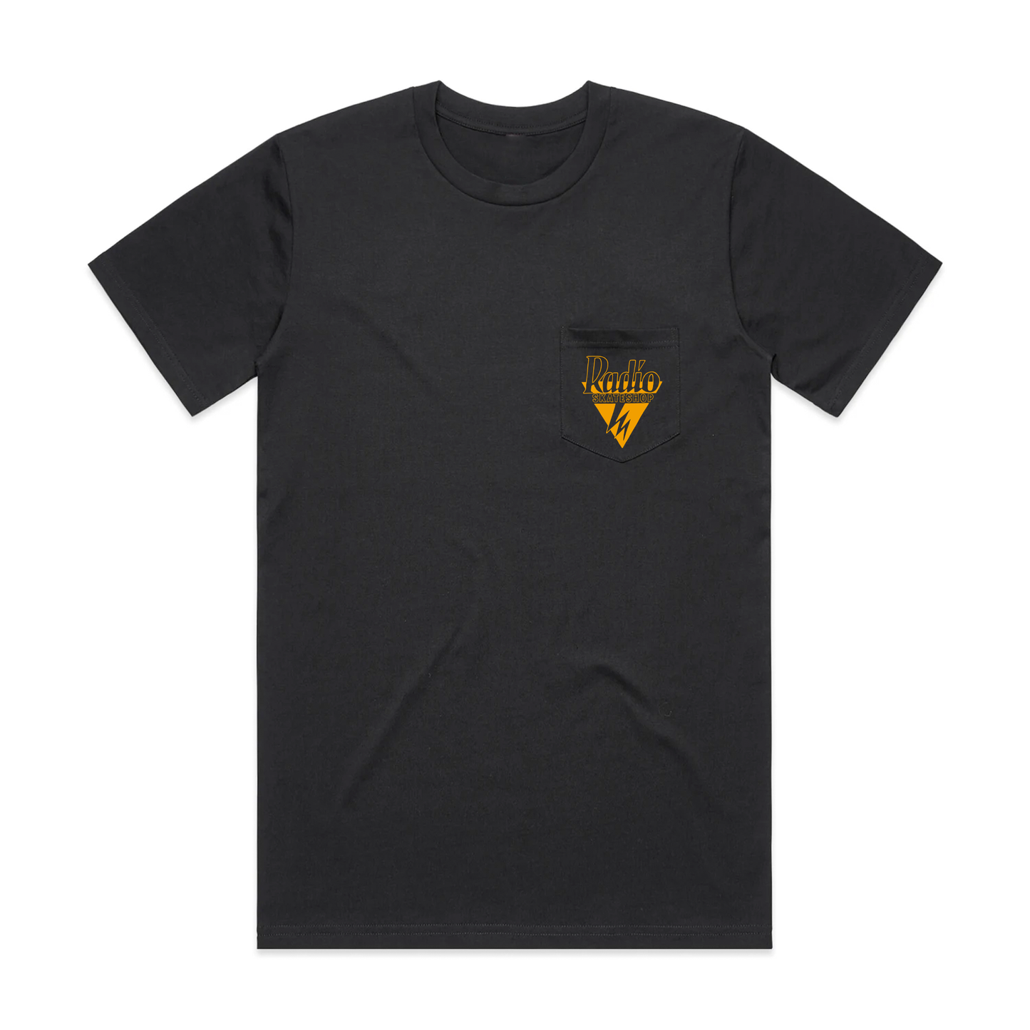 Radio - RKO Black/Gold Pocket Tshirt