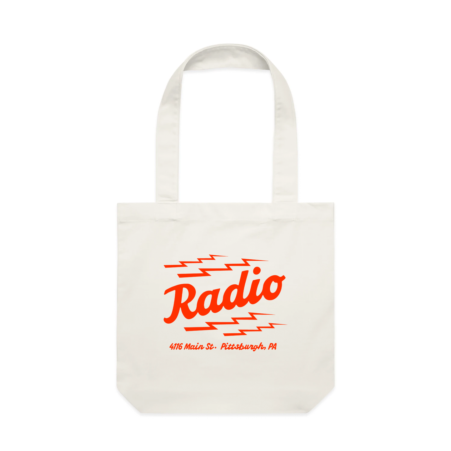 Radio - Wavez Cream Tote Bag