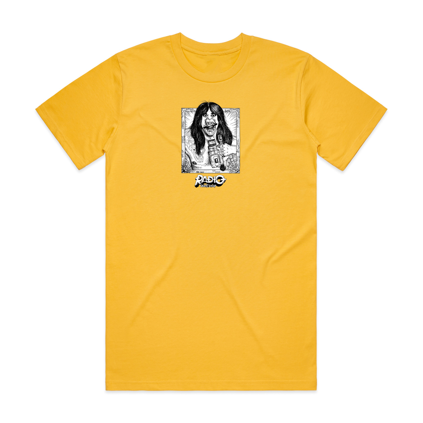 Radio - Prince of Darkness Yellow Tshirt
